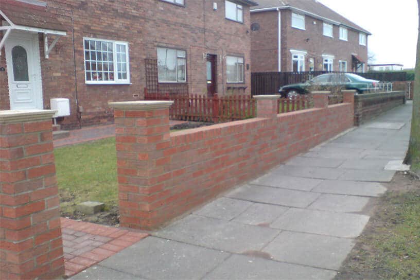 Garden Walls & Boundary Walls Block Paving Newcastle North East